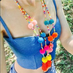 Pom Pom Necklace